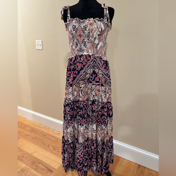 Anthropologie Dresses & Skirts - Anthropologies Abel The Label Tiered Paisley Maxi Dress Size Small Boho